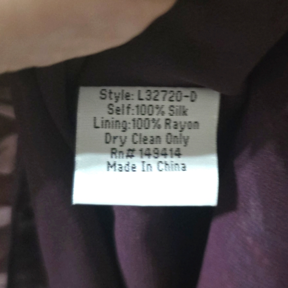 NWT Johnny Was Alicante Tunic Silk Shift Dress, Tropical Print, Ruffle Hem, XL. - Picture 16 of 16